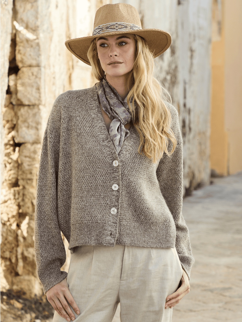 Peruvian Connection Royal Alpaca Button Front Cardigan Sweater Size Large